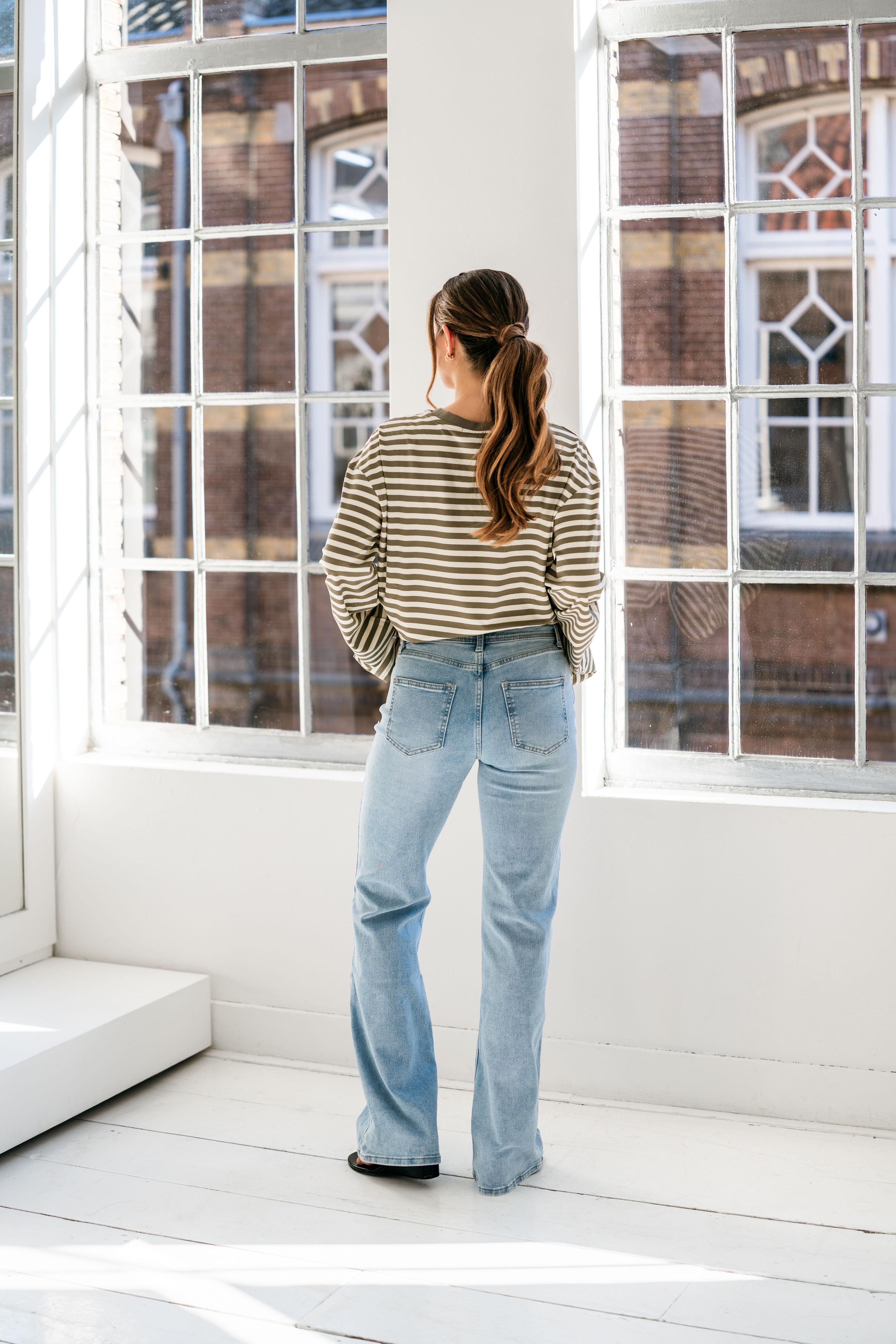 Redial - extra lange wijde pijpen jeans - RD3272-5