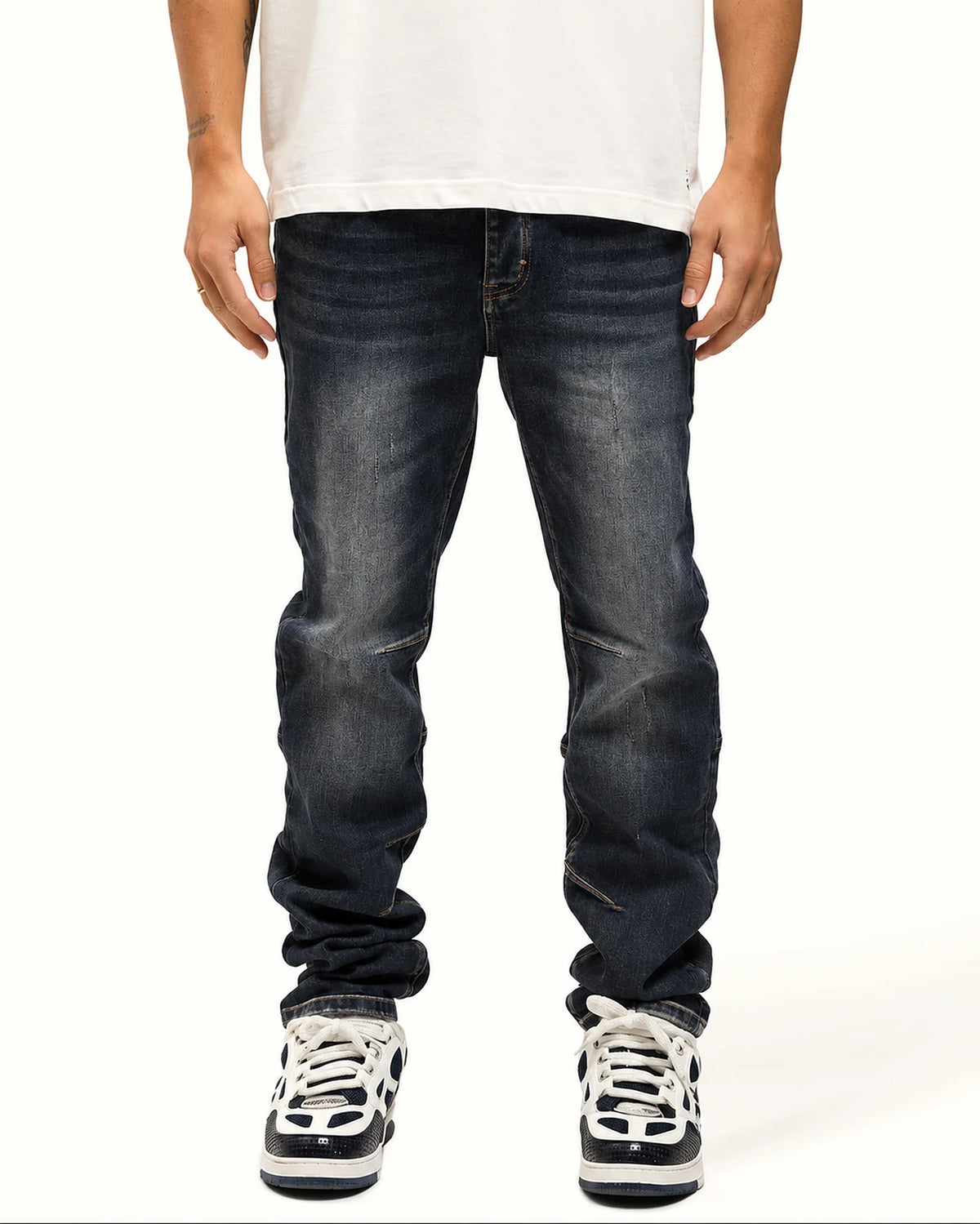 BULLET DARK BLUE BAGGY JEANS