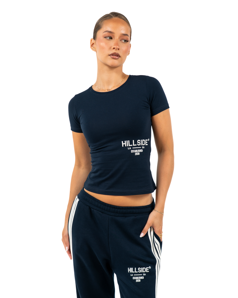 STRIPE T-SHIRT NAVY