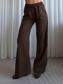 Eight paris - Stripe Pantalon – Bruin
