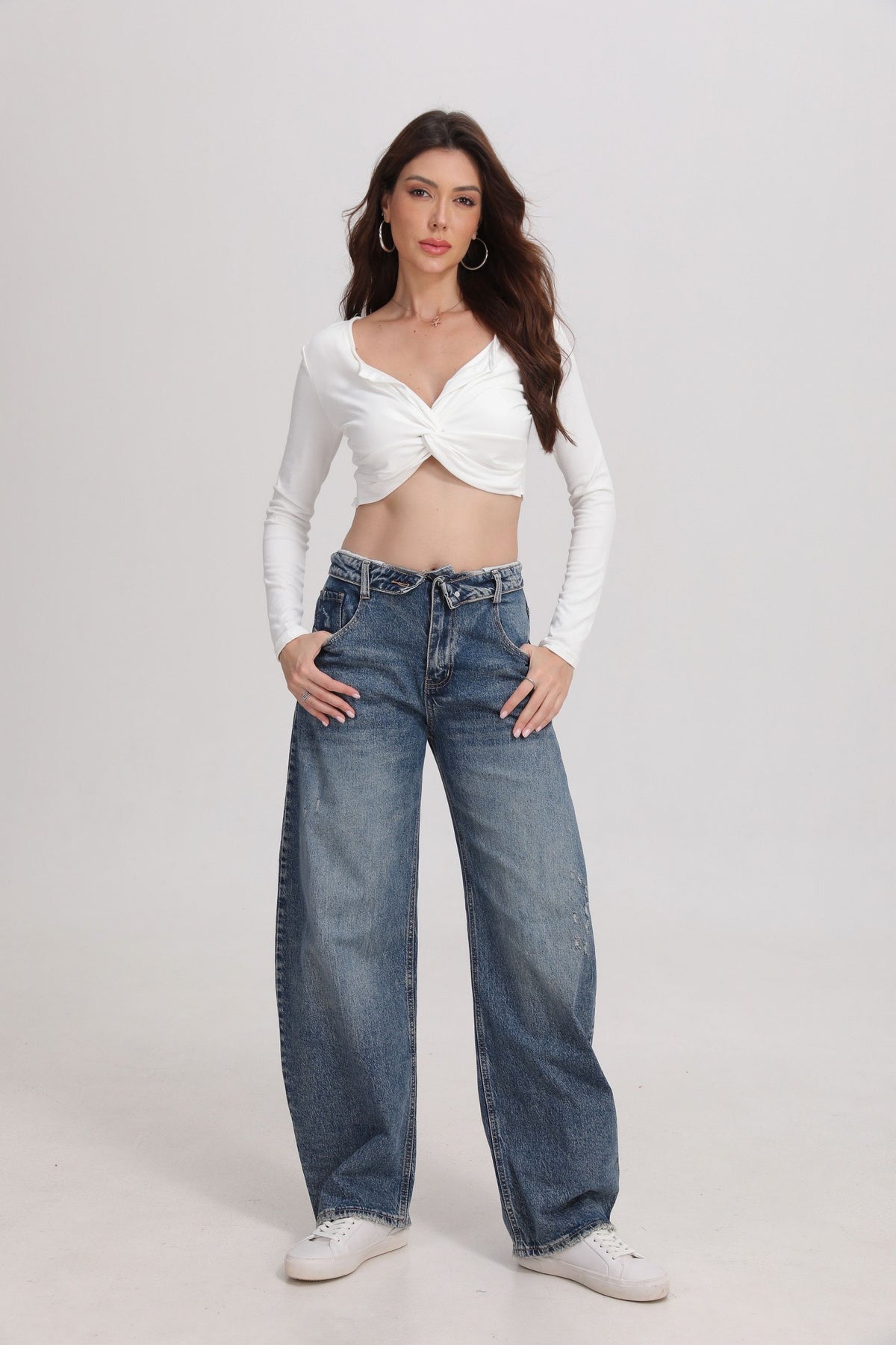 See See - Barrel Jeans - Blue - A5193