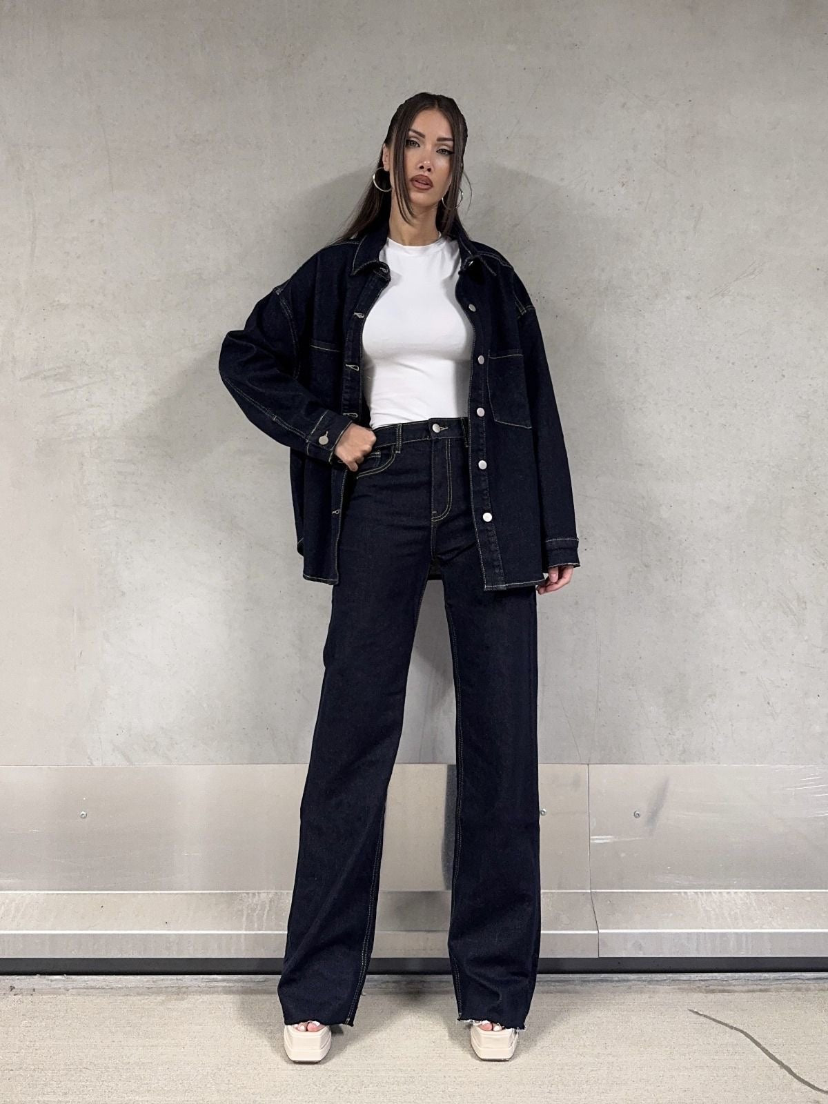 Redial - extra long wide leg jeans - RD3272-6