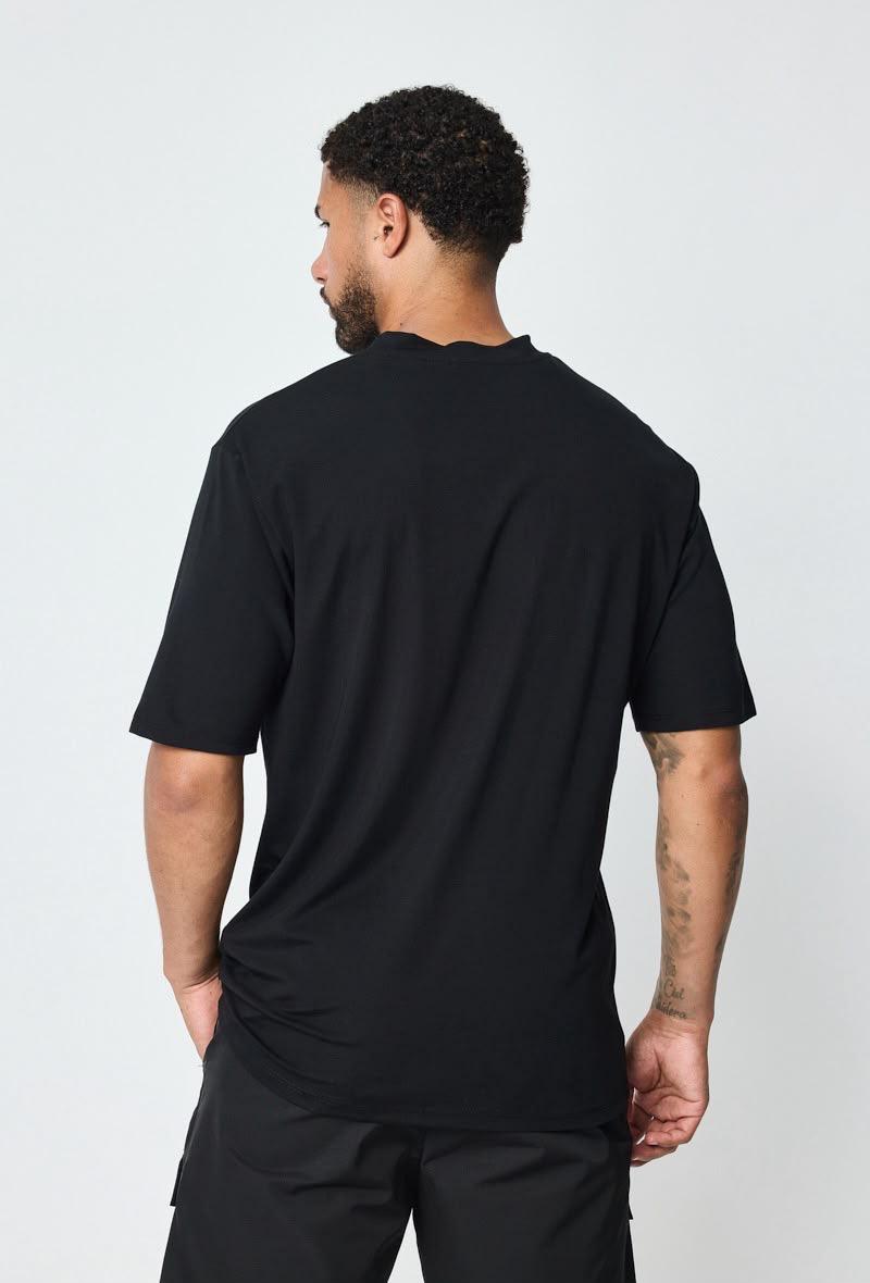 Glans T-Shirt – Zwart