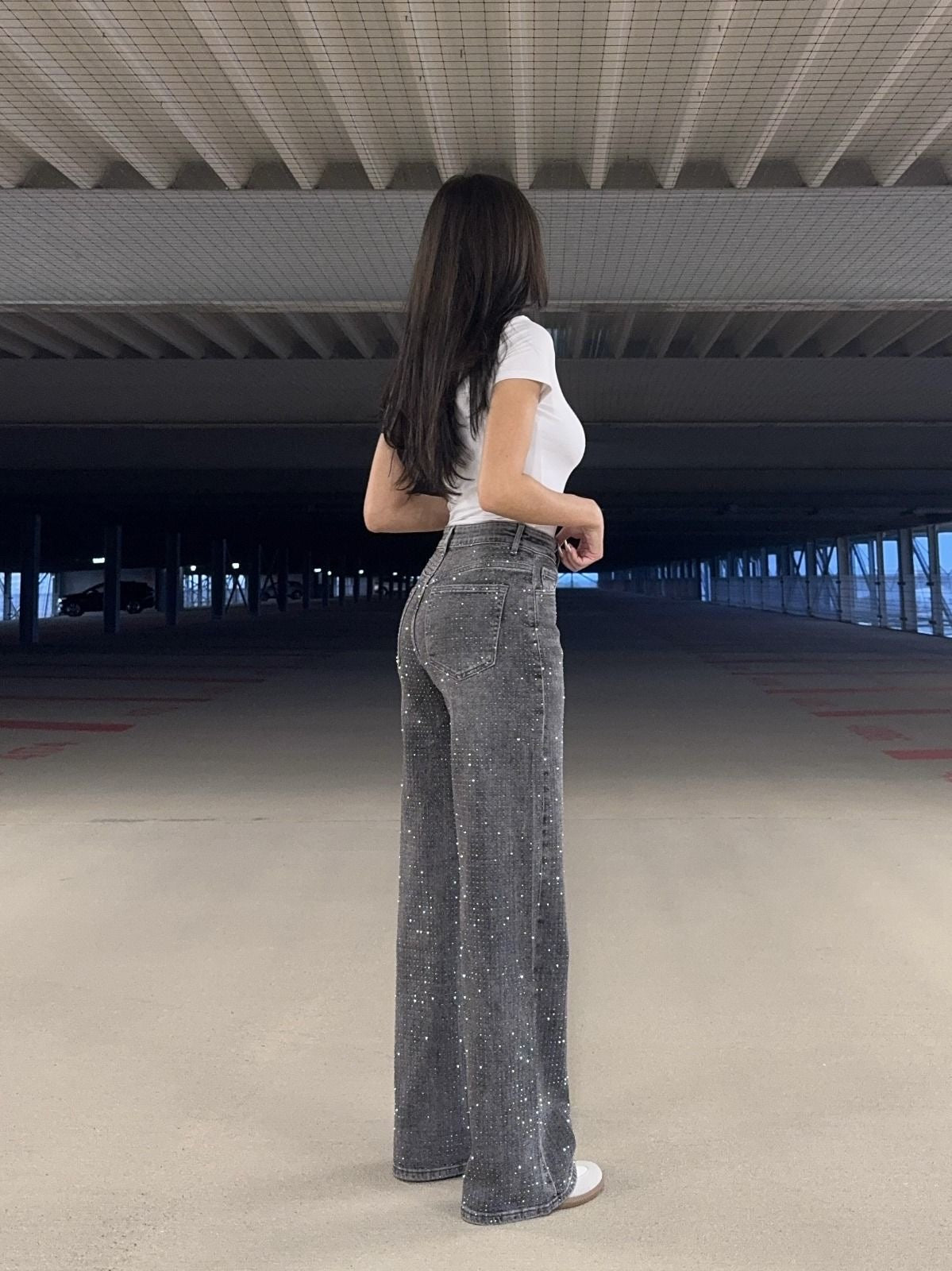 Redial - diamonds straight jeans- RD7360-2