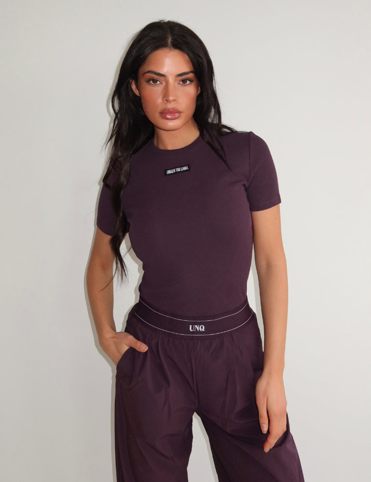 Jill Short Sleeve - Deep Berry