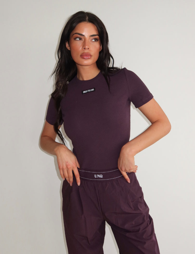 Jill Short Sleeve - Deep Berry