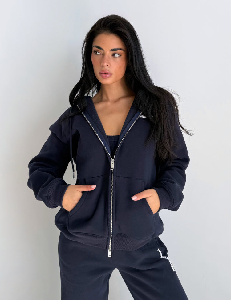 IMANI VEST - DIEP DONKERBLAUW