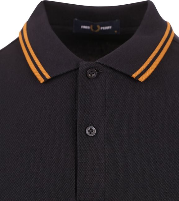 Fred Perry LS TWIN TIPPED SHIRT - Herenpolo met lange mouwen