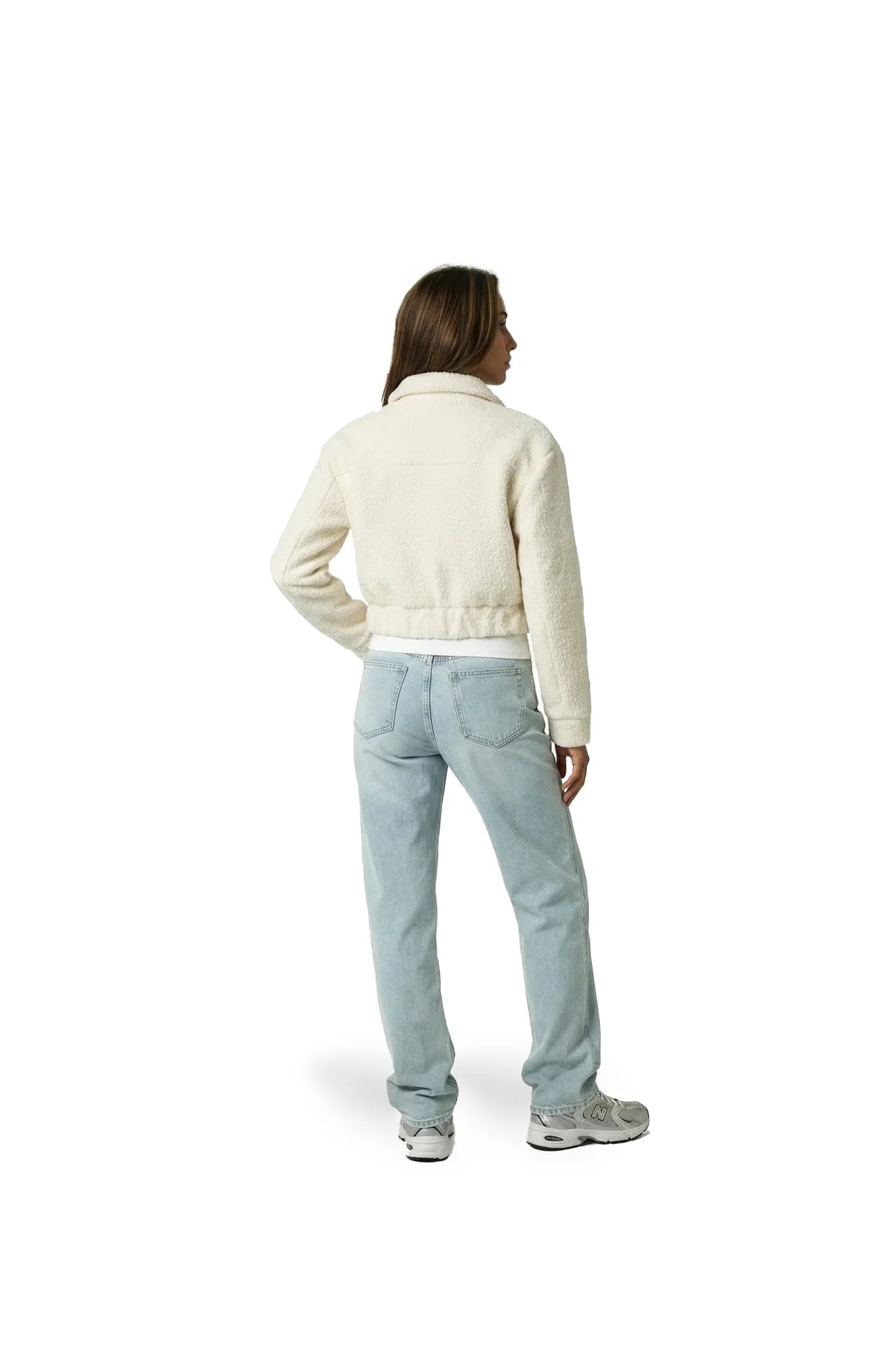 Malelions Dames Label Bouclé Jasje | Crème