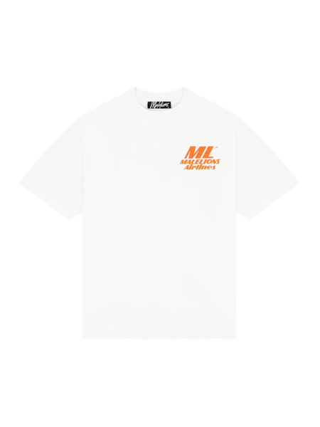 Malelions Coastline T-Shirt - Wit