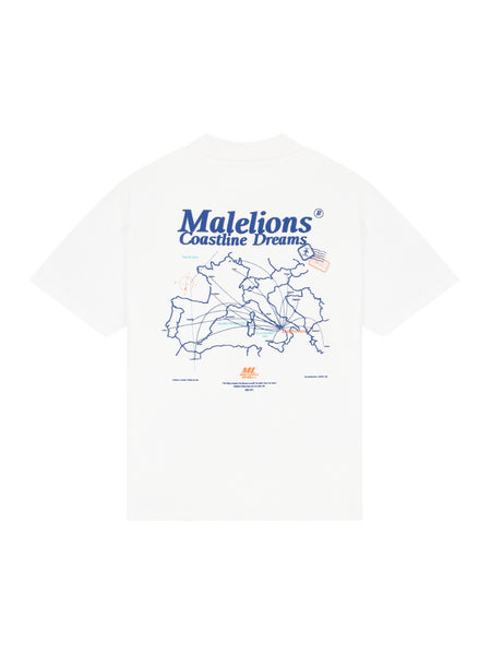 Malelions Coastline T-Shirt - Wit