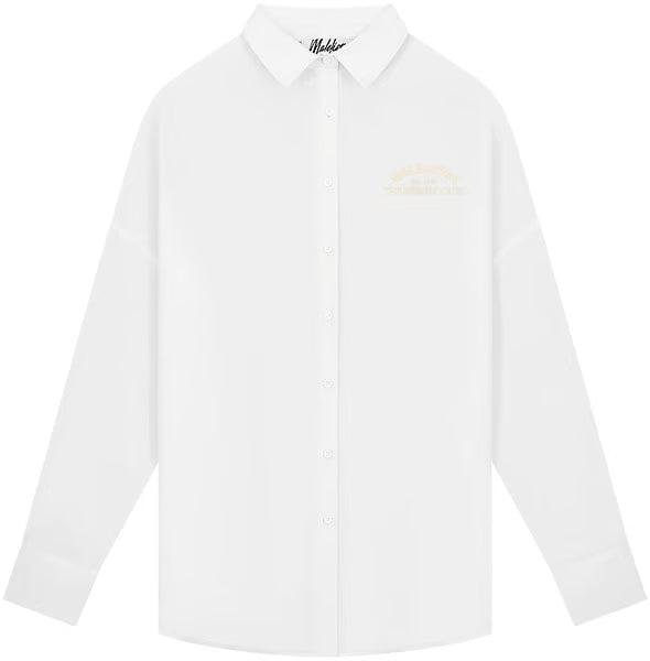 MALELIONS - WOMEN EVE SHIRT - WHITE - Katoenen damesblouse