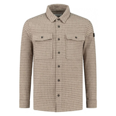 Pure White Overshirt ruitjes