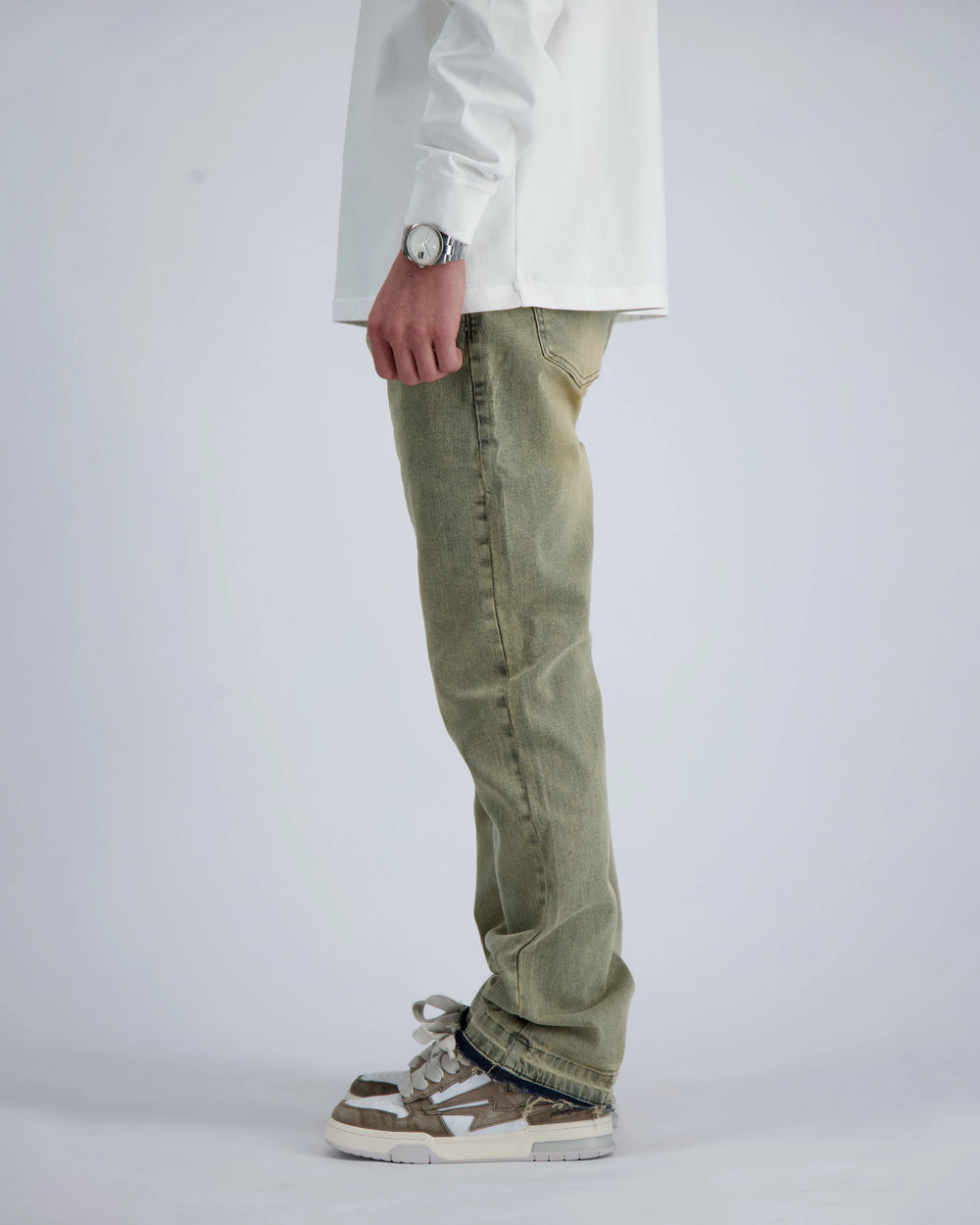 Black Bananas - SAHARA STRAIGHT DENIM - Blue - Rechte stretch herenjeans