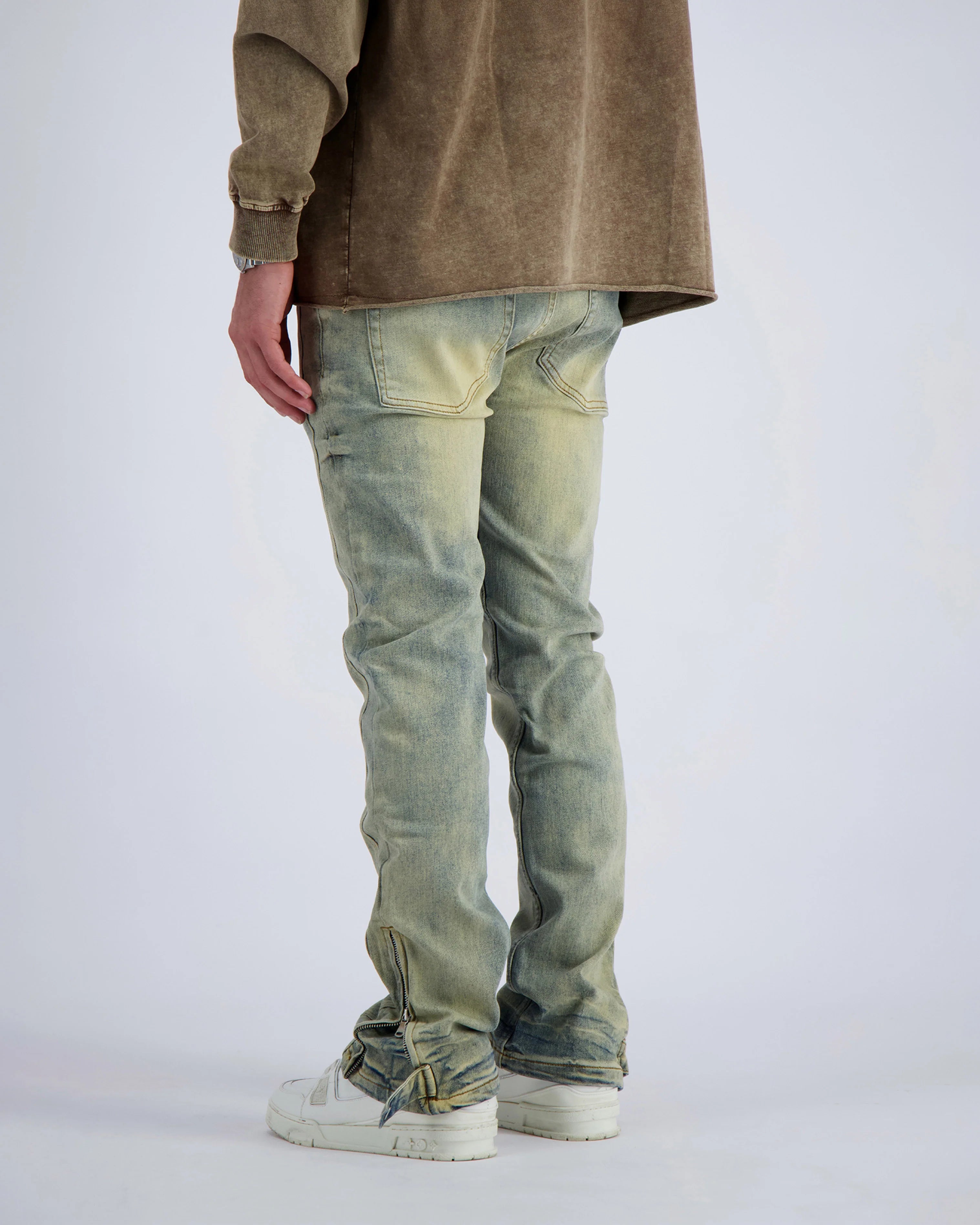 SLIM SEAM DENIM | Blue