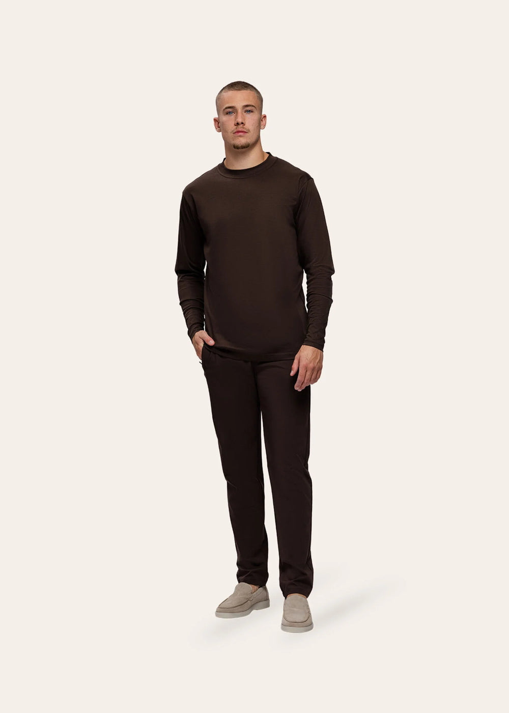 TriaD'oro - Longsleeve T-Shirt - Brown