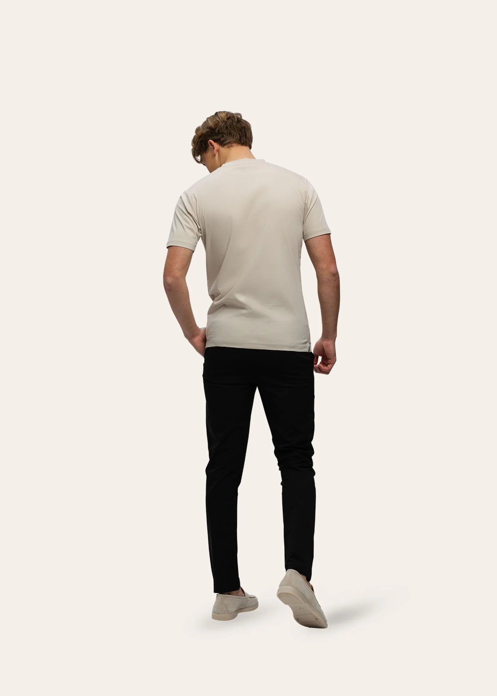 Slim Fit T-Shirt Beige