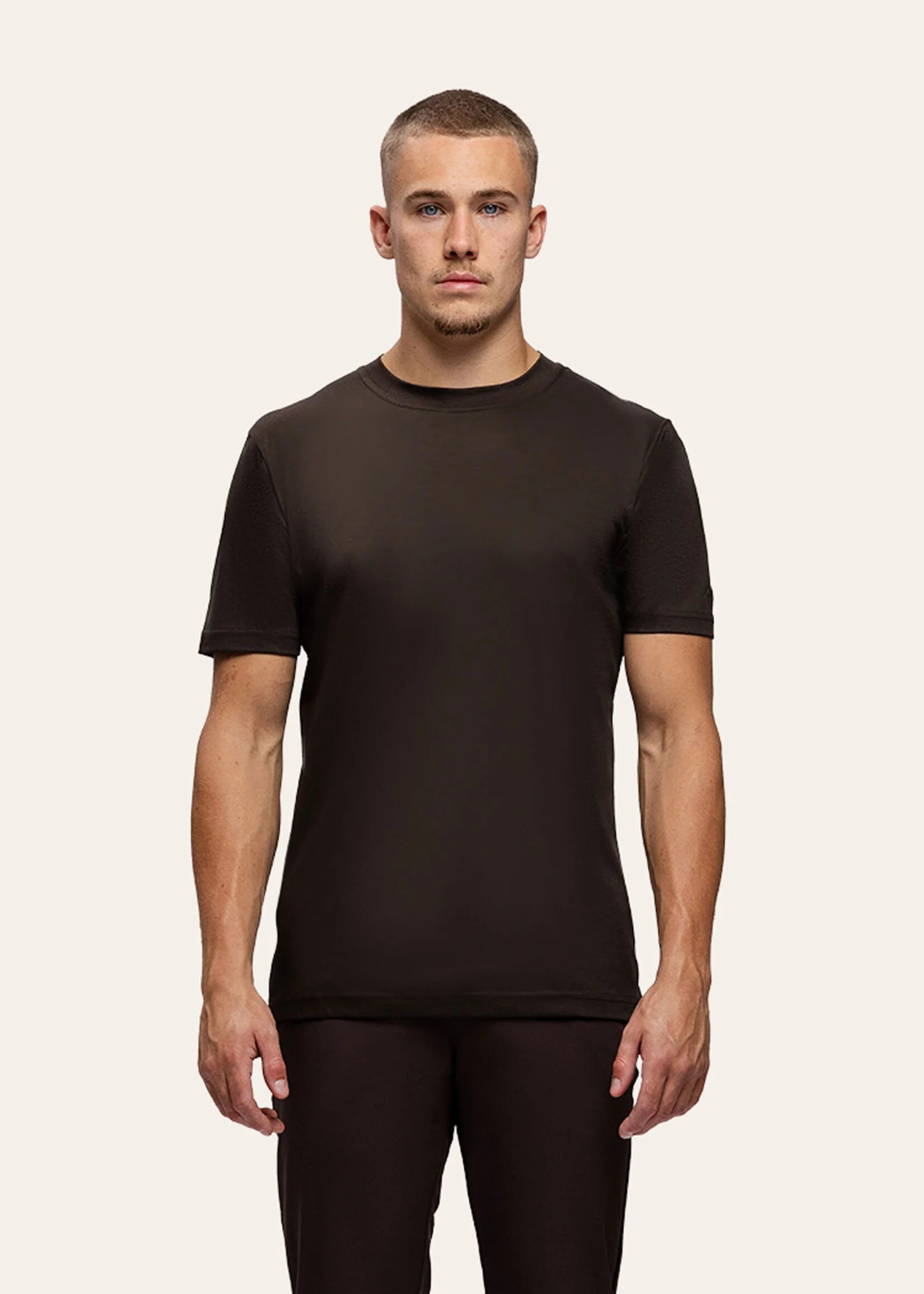 Slim Fit T-shirt Bruin