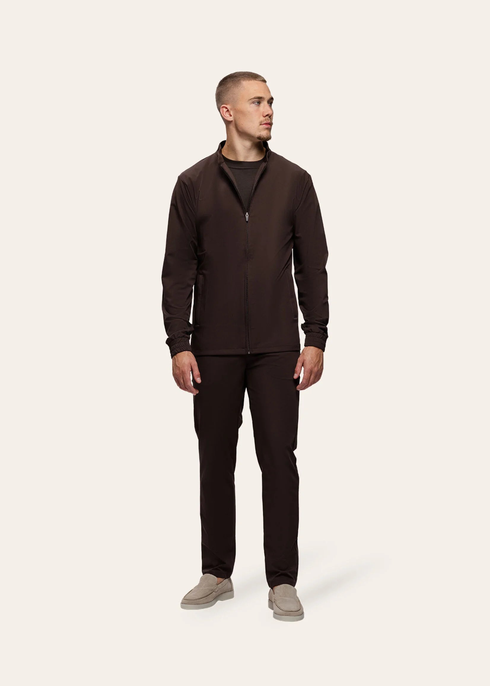 Tracksuit Jacket Brown