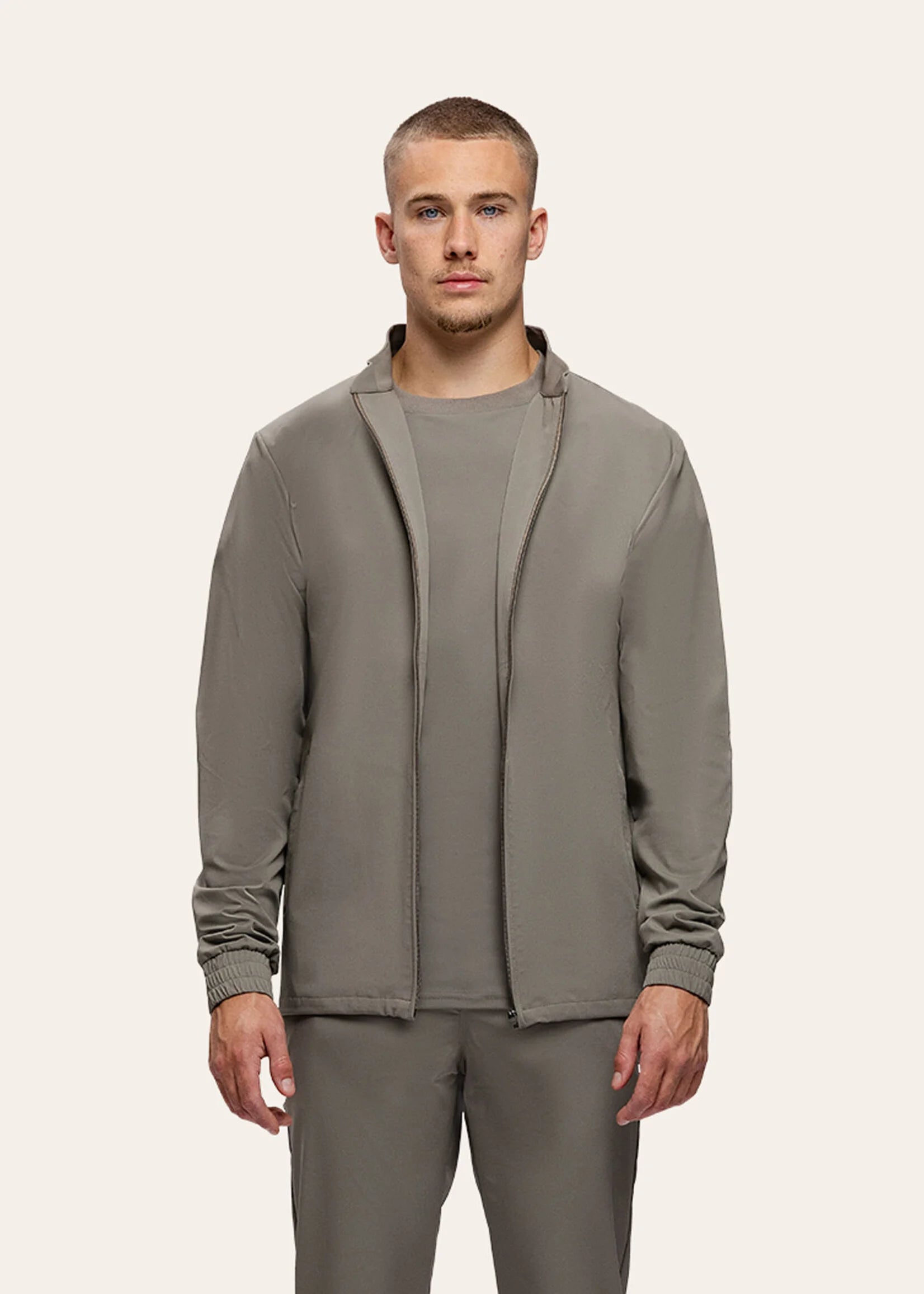 Tracksuit Jacket Taupe