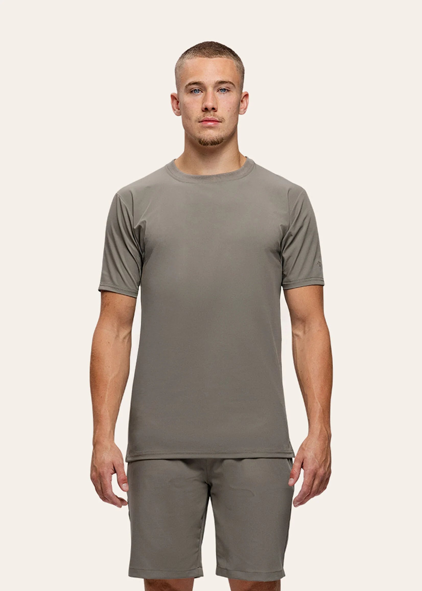 Reis-T-shirt Taupe
