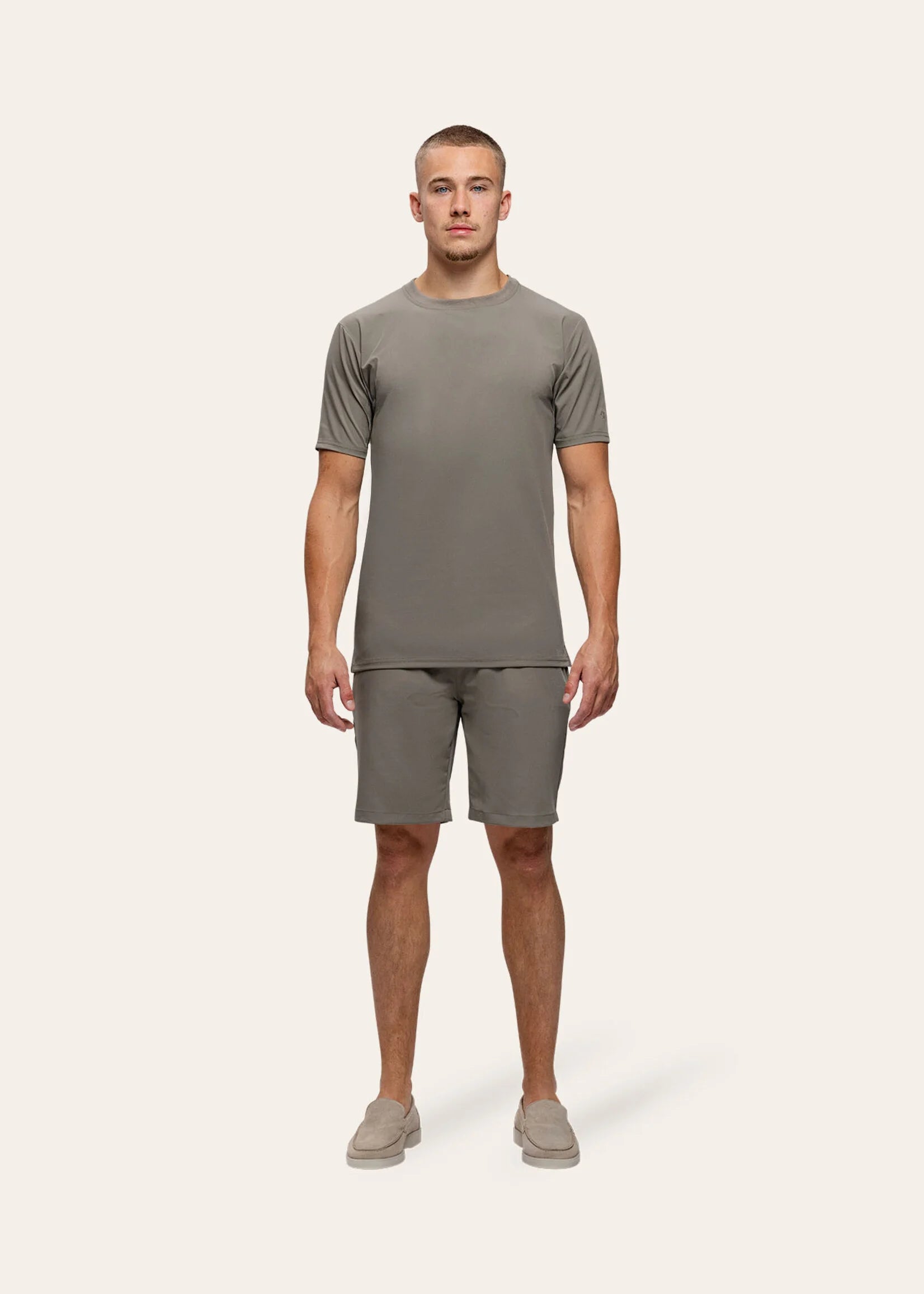 Reis-T-shirt Taupe