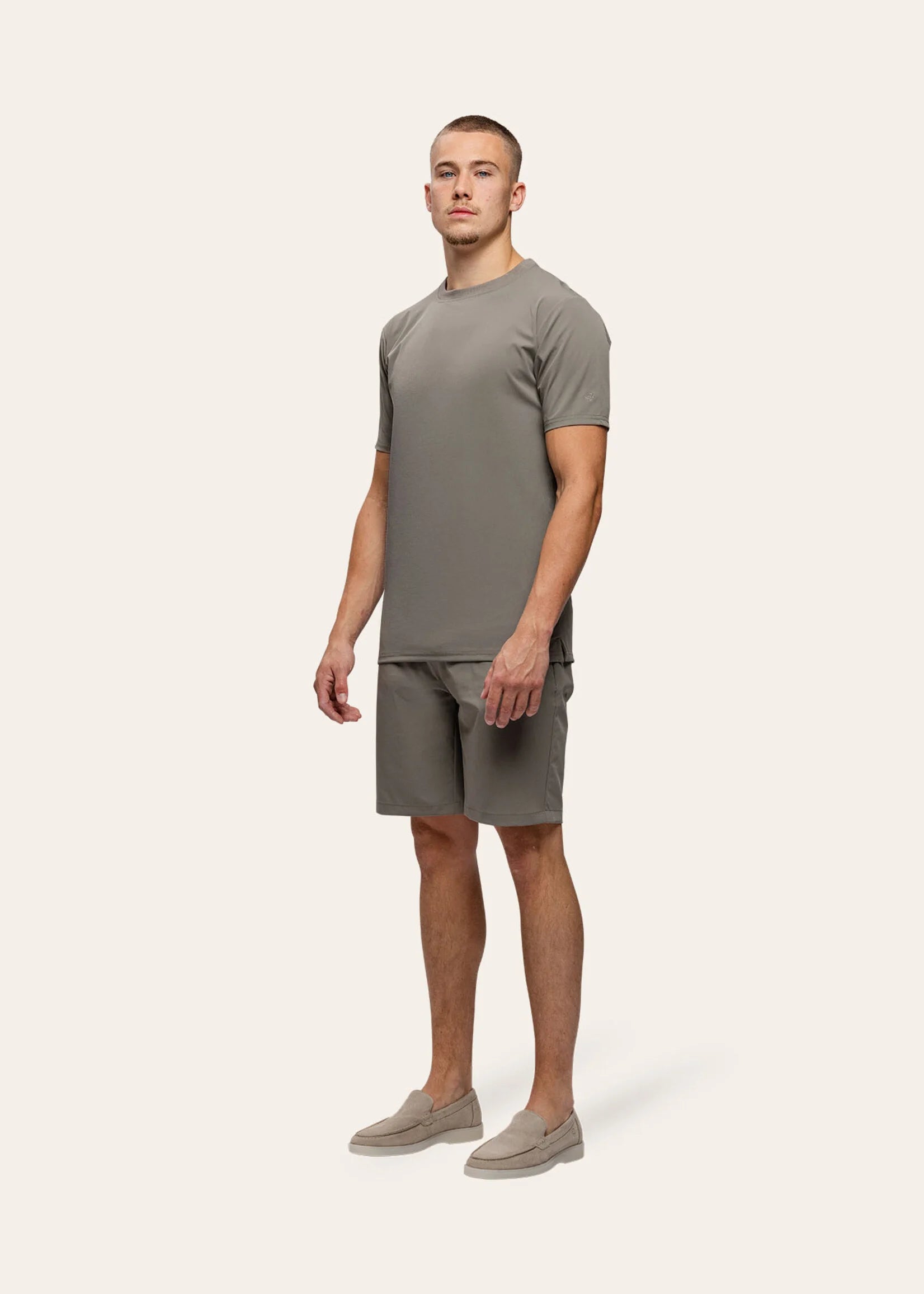 Reis-T-shirt Taupe