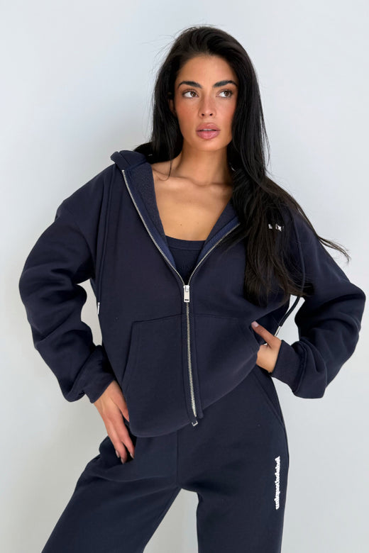 IMANI VEST - DIEP DONKERBLAUW