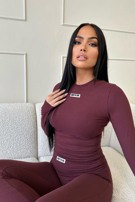 Nena Pants - Deep Cherry
