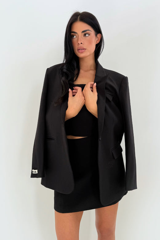Novee Blazer - Diep Zwart