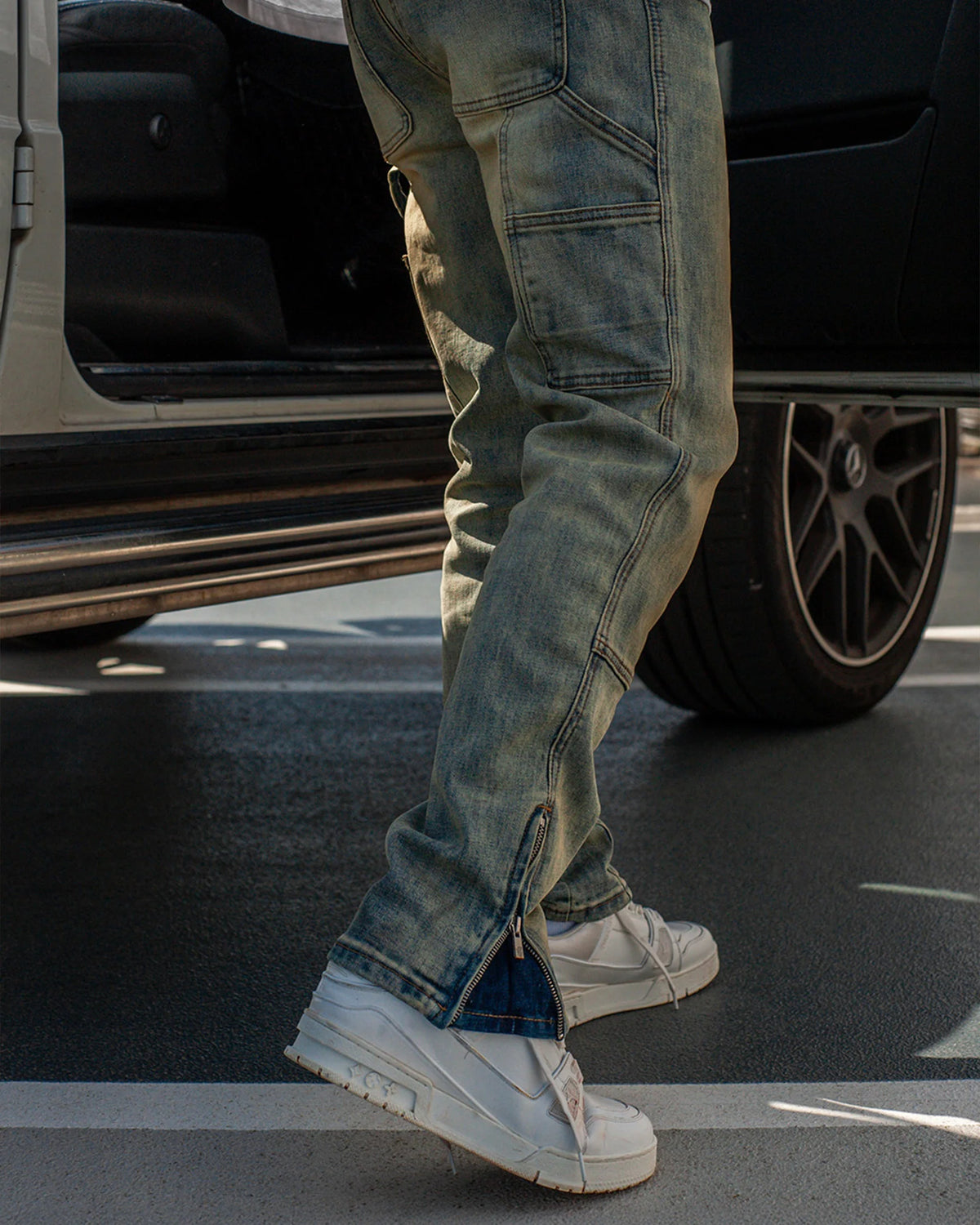Black bananas - V2 WORKER DENIM - BLUE