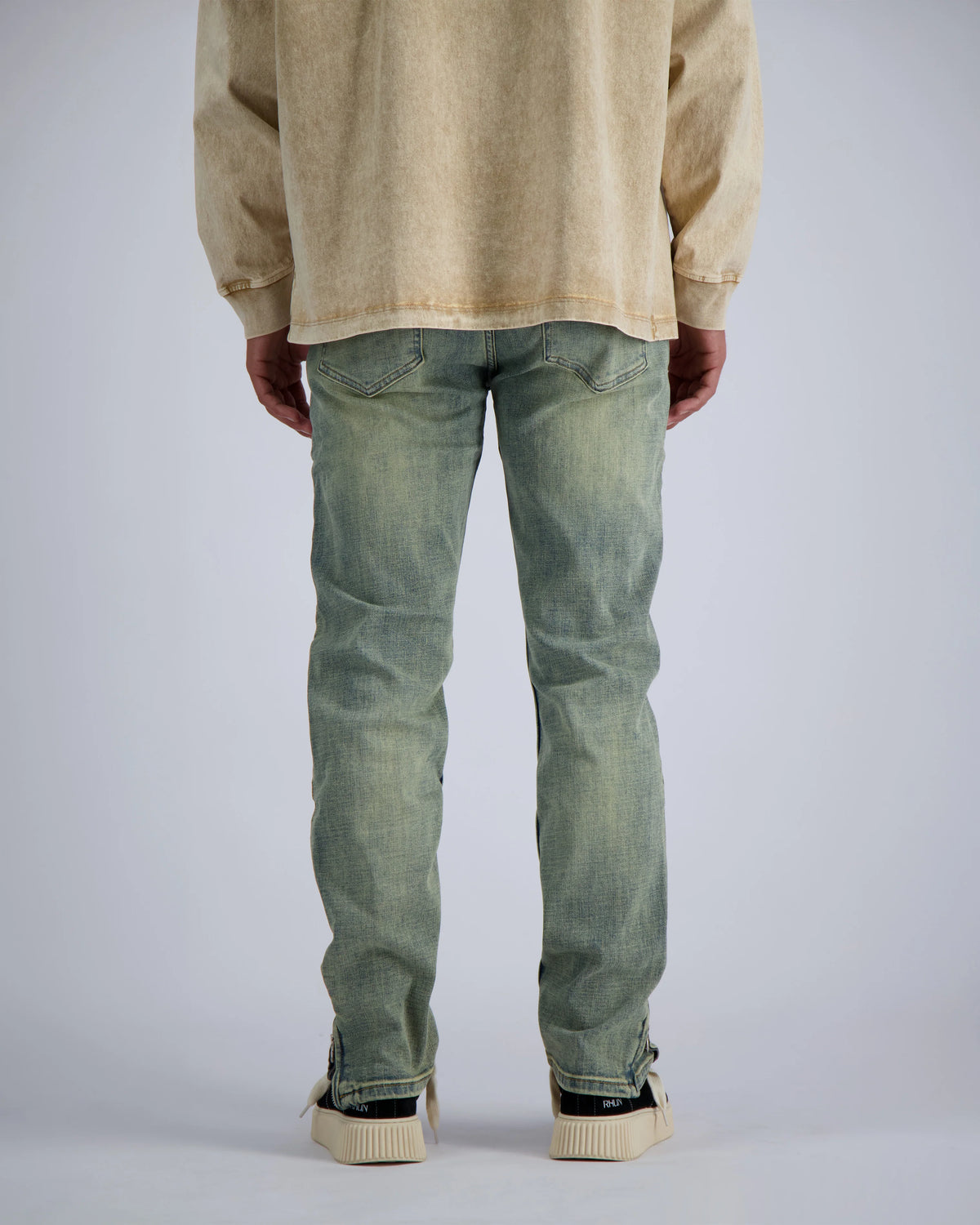 Black bananas - ZIP SEAMED DENIM - BLUE